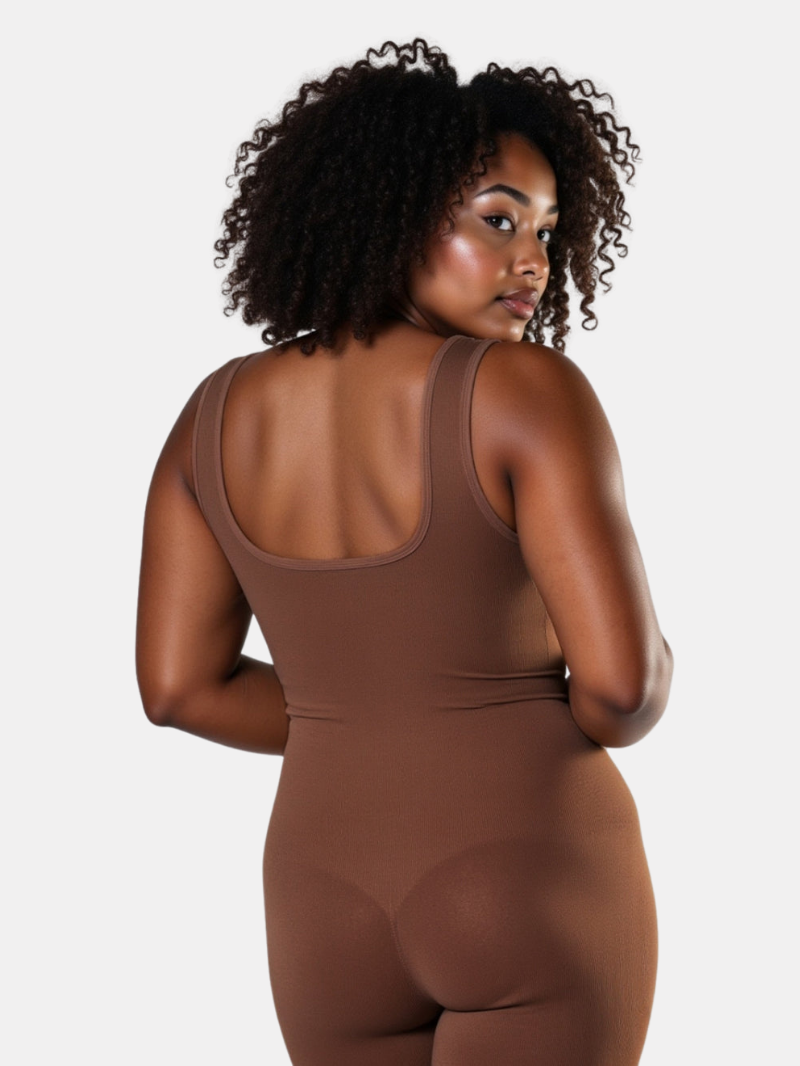 Square Neck Shapewear Jumpsuit