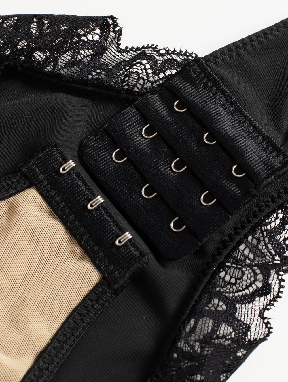 Deep V-Neck Lace Bodysuit