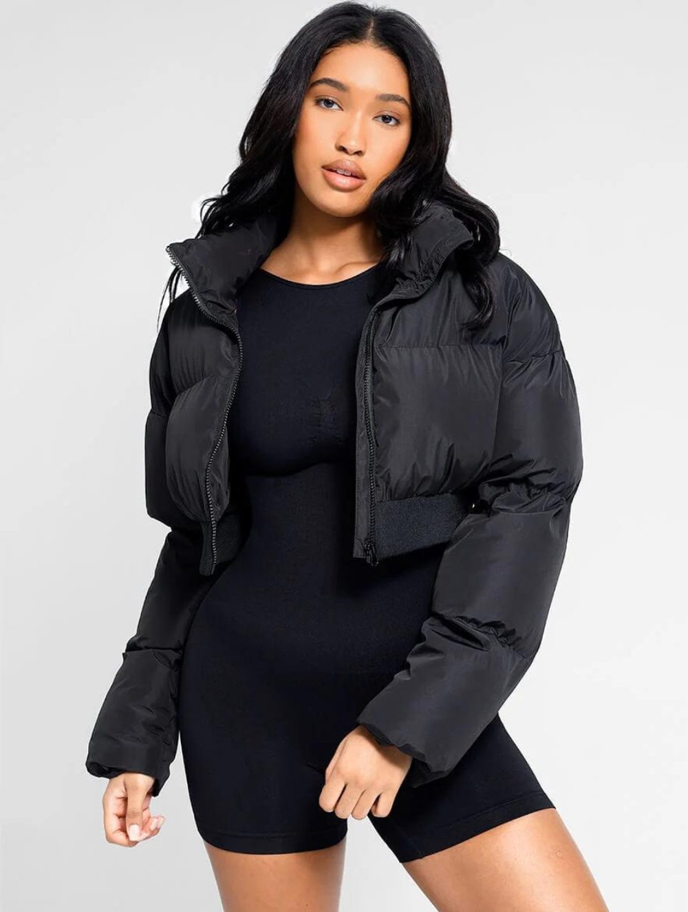 Round Neck Low Back Bodysuit