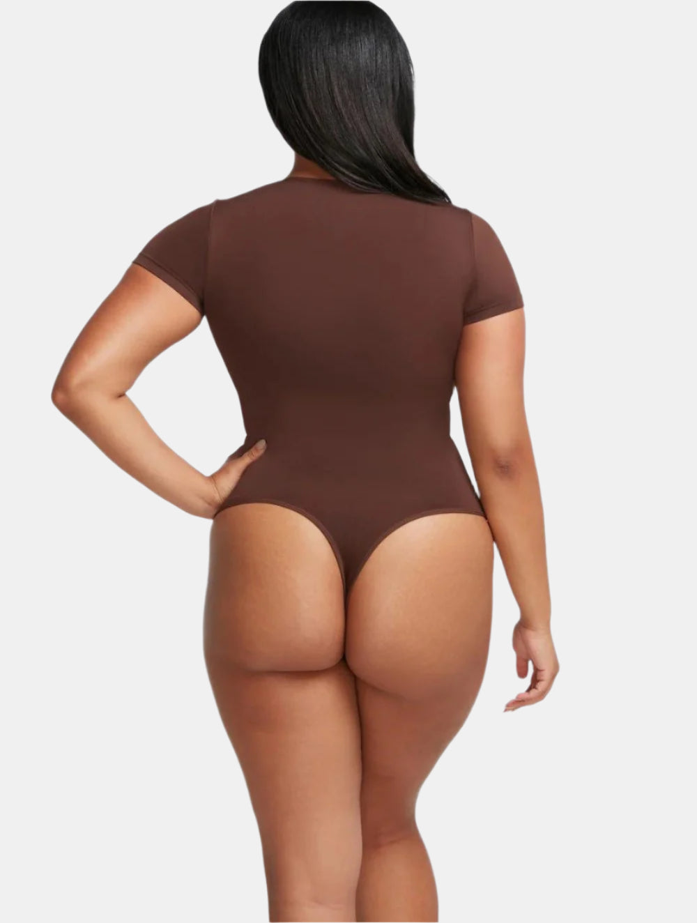 Short Sleeve Thong Bodysuit