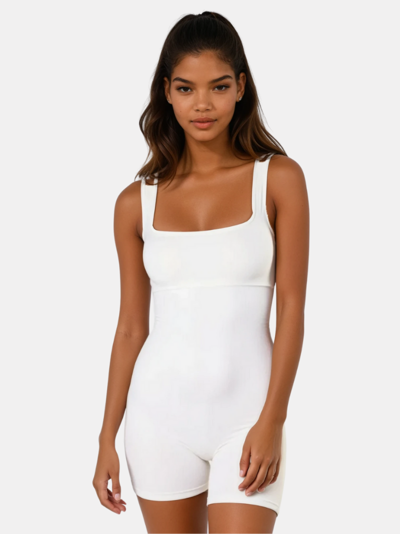 Square Neck Shapewear Jumpsuit