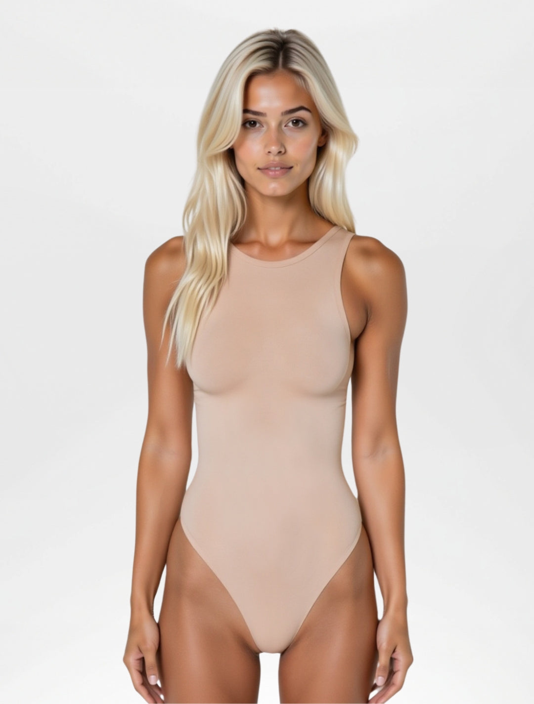 #07 Scoop Tank Thong Shapewear Bodysuit