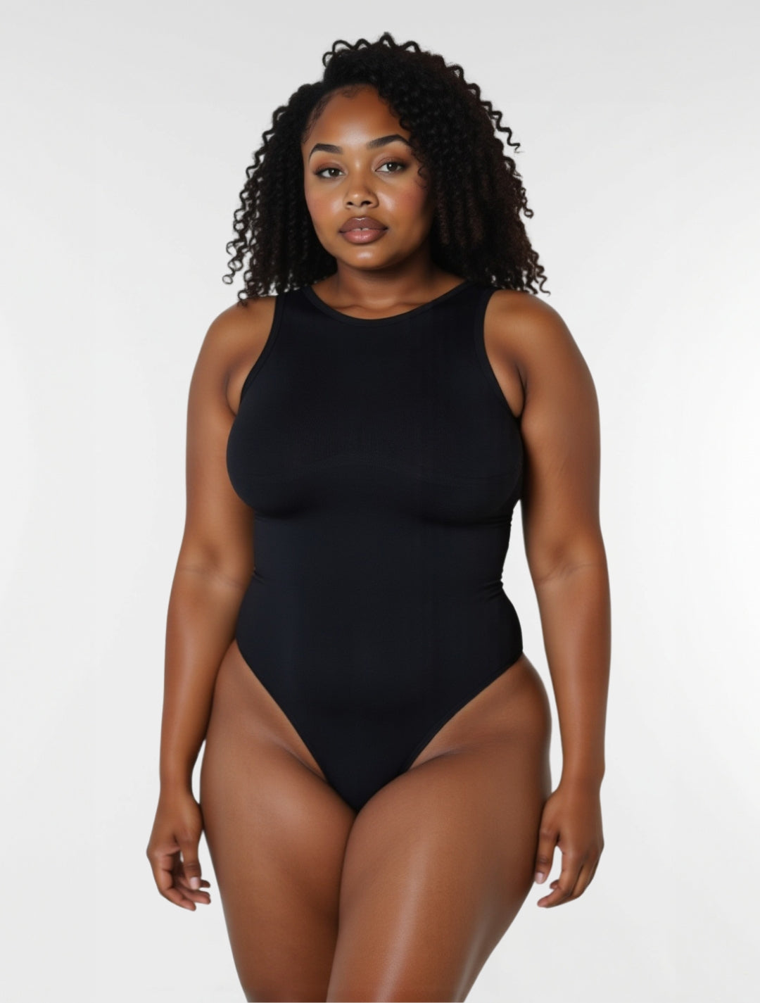 #07 Scoop Tank Thong Shapewear Bodysuit