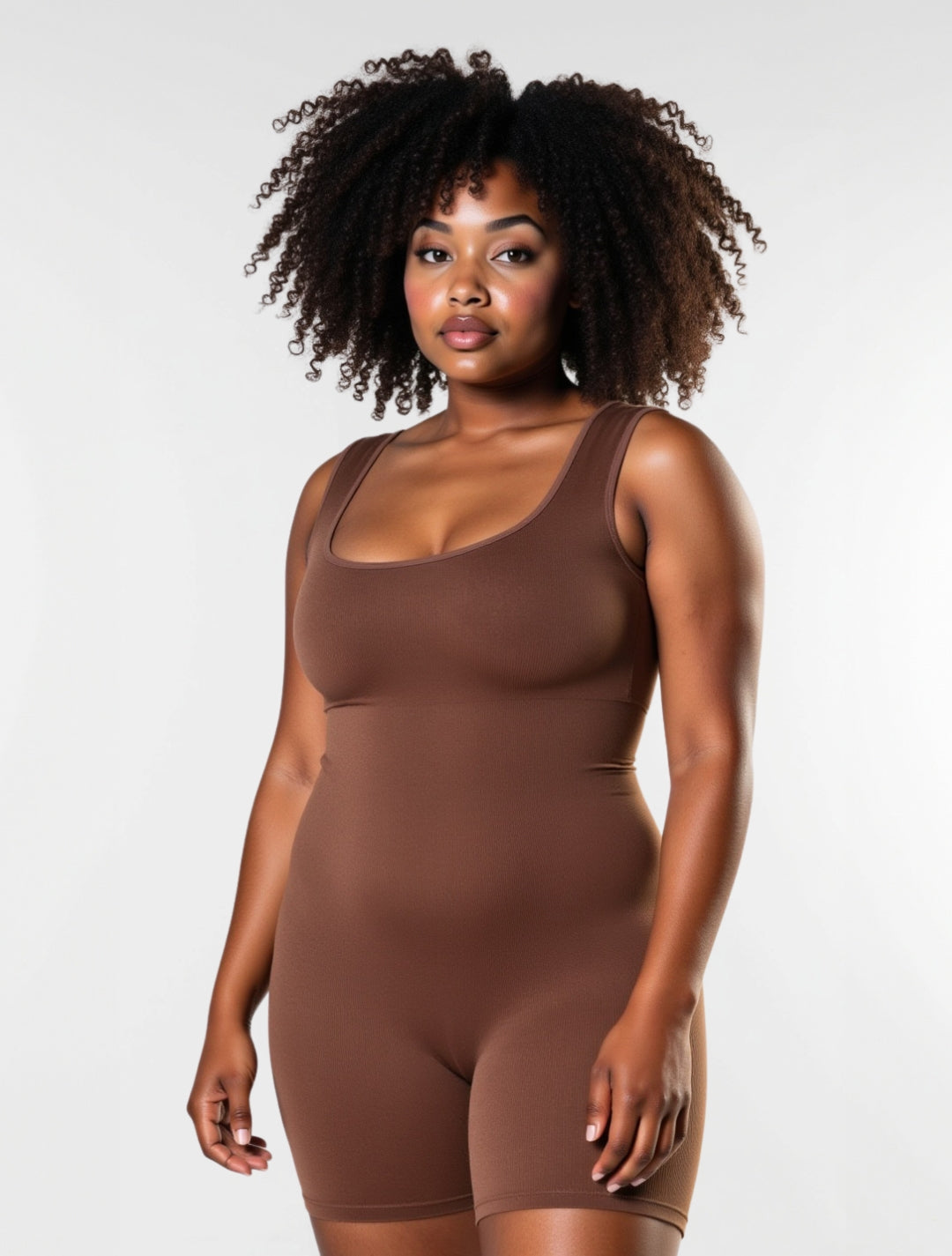 #19 Square Neck Shapewear Jumpsuit