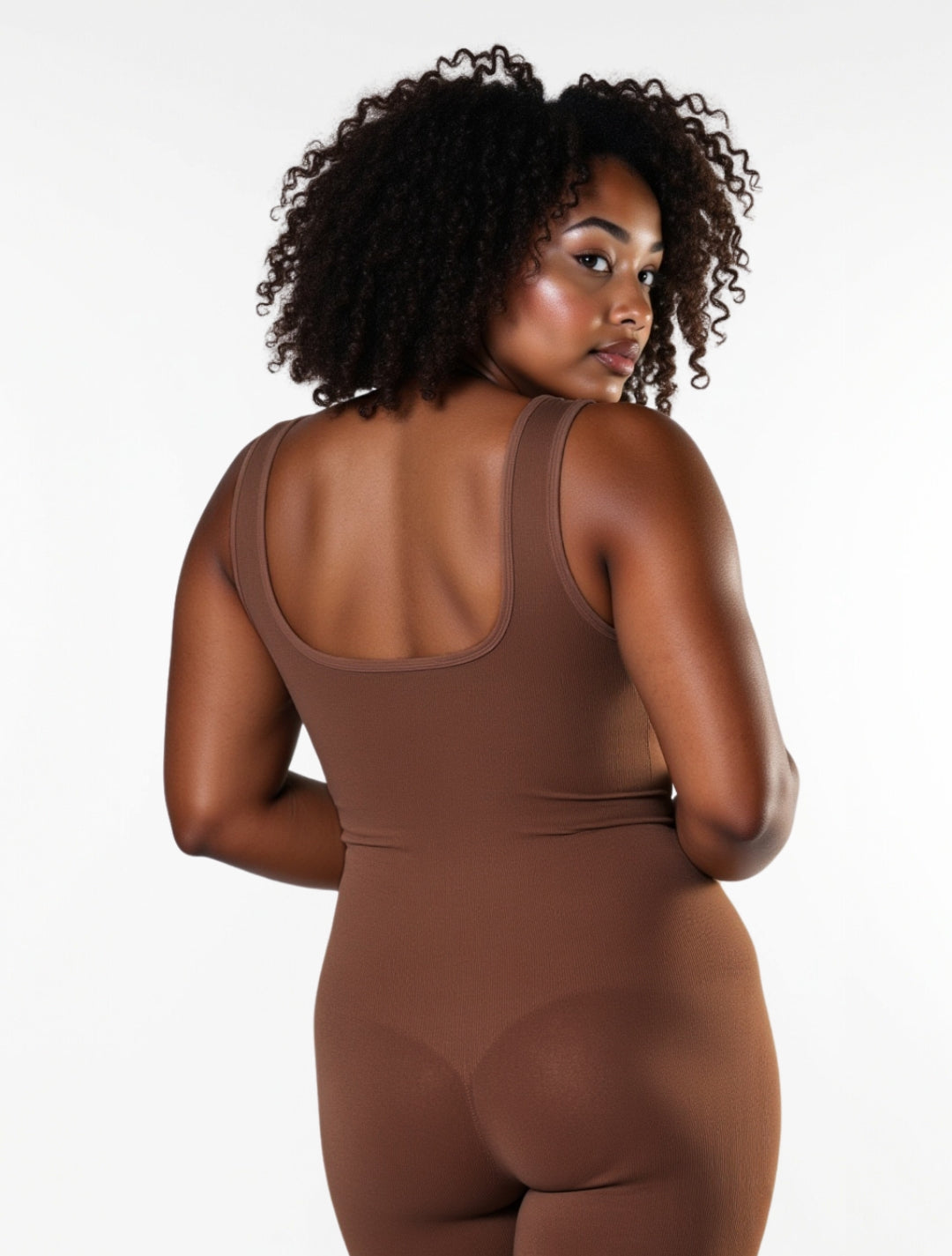 #19 Square Neck Shapewear Jumpsuit