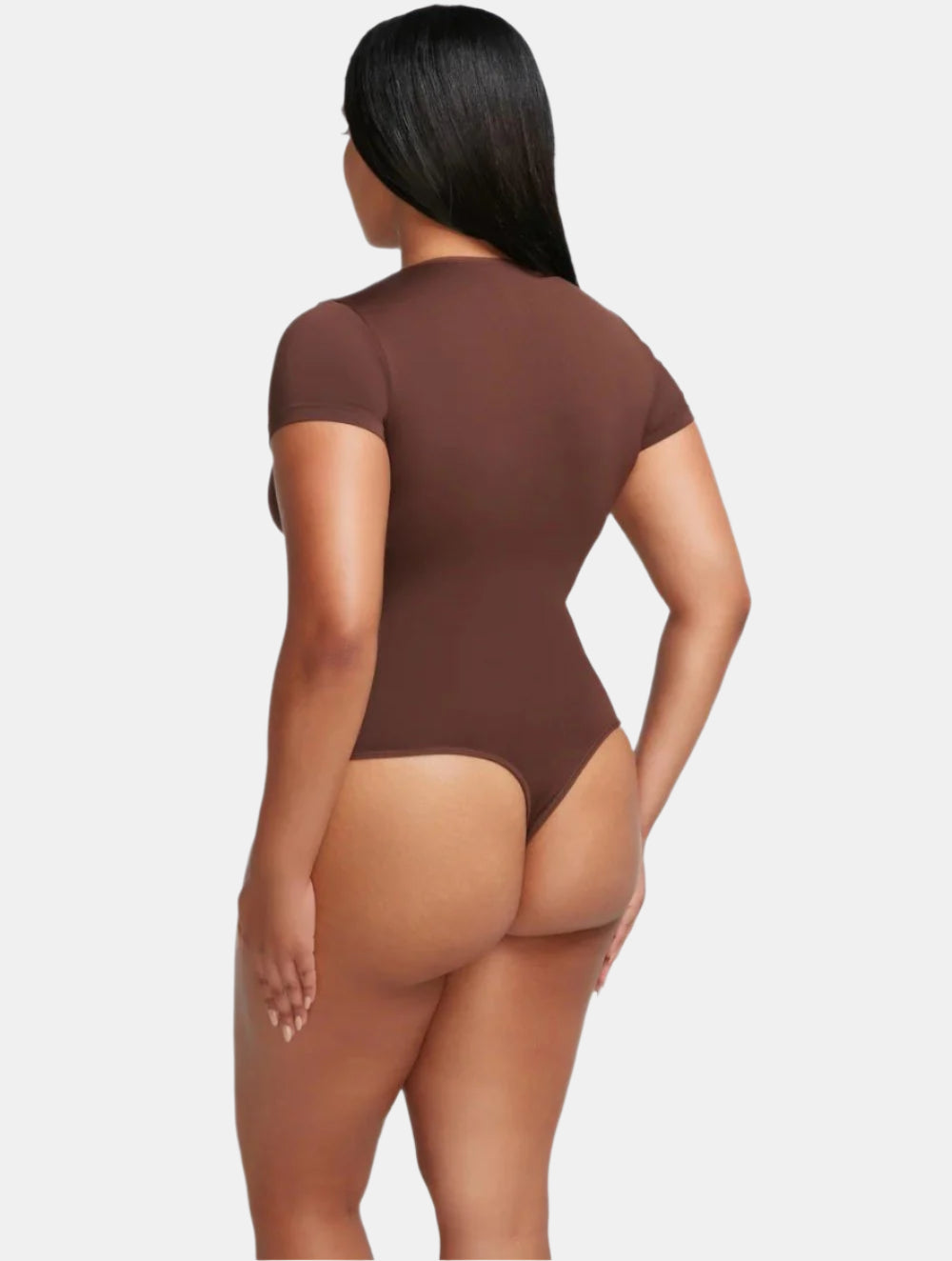 Short Sleeve Thong Bodysuit